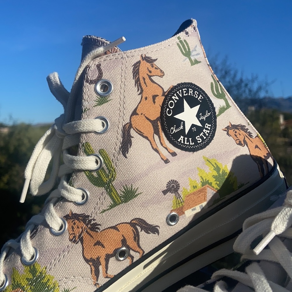 New Western Style men's Chuck 70 Hi Top Sneakers - Picture 3 of 15